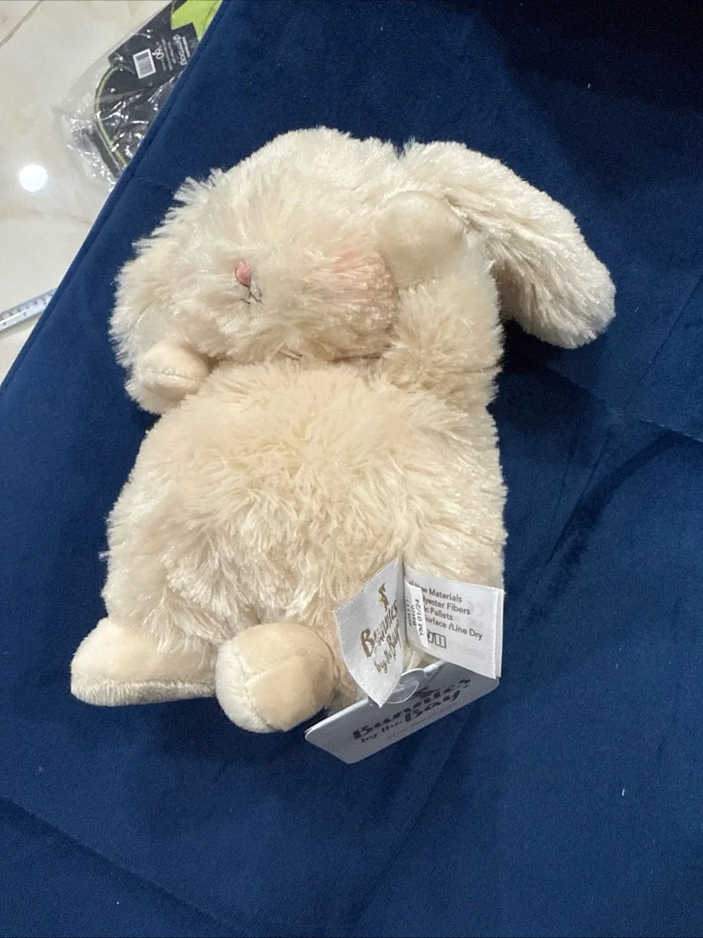 Bunnies by the Bay Cream Plush Bunny Toy